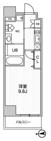 ラティエラ中野新井の間取り画像