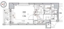 グランドコンシェルジュ両国東アジールコートの間取り画像