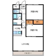 オアシス中山Ⅱの間取り画像