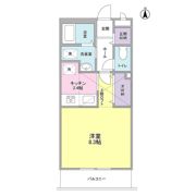フロインデA棟の間取り画像