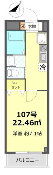 エステ阿佐ヶ谷の間取り画像