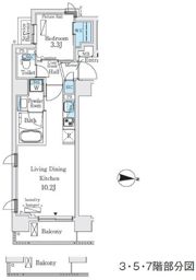 イプセ住吉の間取り画像