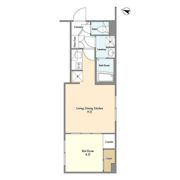 ウェルスクエアイズム千川Ⅱの間取り画像