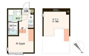 ハーモニーテラス東伊興Ⅲの間取り画像