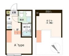 ハーモニーテラス東伊興Ⅲの間取り画像