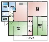 富士ハイツの間取り画像