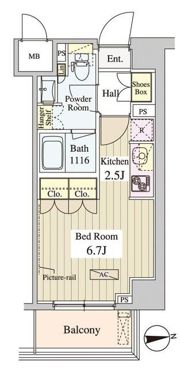 WASEDA APARTMENTの間取り画像