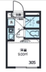 ジリオロッソ東新宿の間取り画像