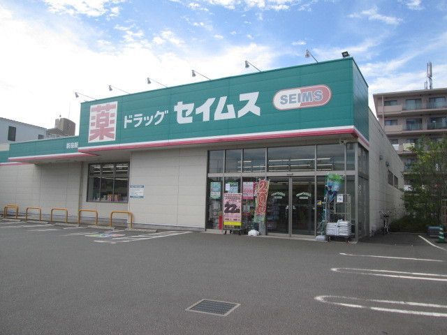 近くのドラッグセイムス新座新堀店まで750m（徒歩10分）