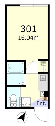 SINCREASE代田橋の間取り画像