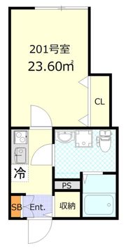 ルノン東糀谷の間取り画像