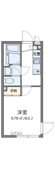 クレイノラメールエムズの間取り画像