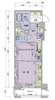 メインステージ浅草の間取り画像