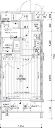 メインステージ両国の間取り画像