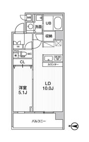 ALTERNA菊川Ⅱの間取り画像