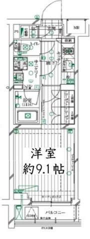 レガリス明大前の間取り画像