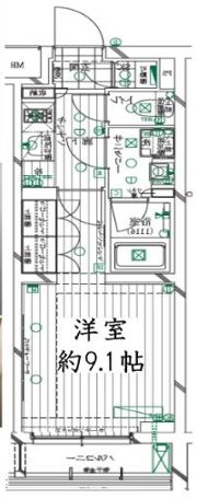 レガリス明大前の間取り画像