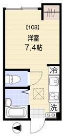 ピースフルパレス品川の間取り画像