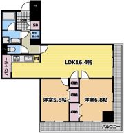 ライオンズマンション日本橋の間取り画像