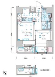 GENOVIA文京千駄木の間取り画像