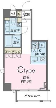 ドゥーエ南麻布の間取り画像