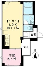 R shirokane アールシロカネの間取り画像