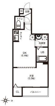 レピュア住吉レジデンスの間取り画像