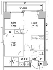 S-RESIDENCE押上Clairの間取り画像
