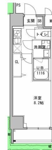S-RESIDENCE押上Clairの間取り画像