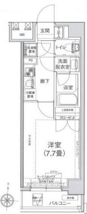 アイルキャナルシティ駒形の間取り画像