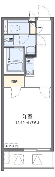 クレイノHAKODAの間取り画像