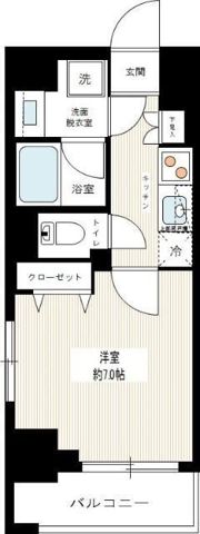 HY’s stage 浅草今戸の間取り画像