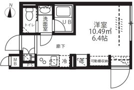 アバンテリム三軒茶屋の間取り画像