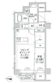 アイルプレミアム押上ノルドの間取り画像
