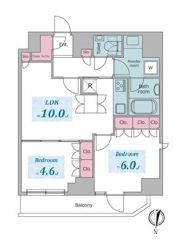 ドゥーエ日暮里の間取り画像