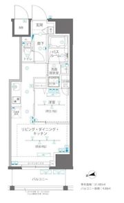 ZOOM浅草WESTの間取り画像