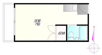ハイツ植野の間取り画像
