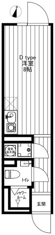 COCOFLAT阿佐ヶ谷の間取り画像