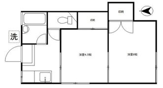 ユタカハイツの間取り画像