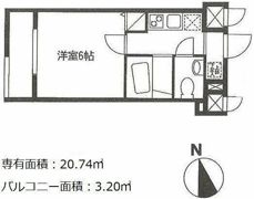 ヴィヴァンK．Yの間取り画像