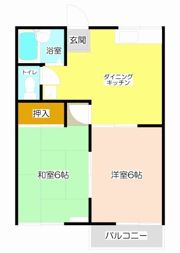 スカイハイツコジマの間取り画像