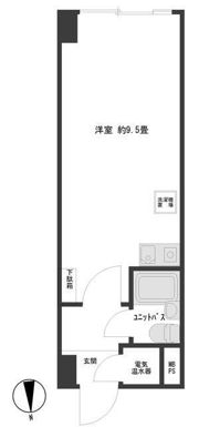 日興パレス高田馬場の間取り画像