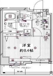 レガリス清澄白河ブロッサムの間取り画像