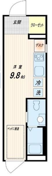 Fullea神楽坂の間取り画像