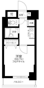 メインステージ日本橋人形町の間取り画像