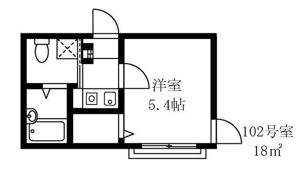 アネックス新井薬師の間取り画像