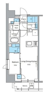 ルフォンプログレ上野御徒町の間取り画像