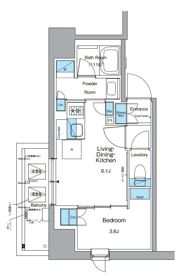 ルフォンプログレ上野御徒町の間取り画像