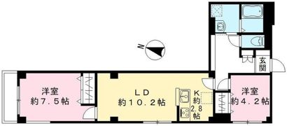 Jspace Axisの間取り画像