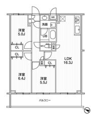 LIMERESIDENCE HIKIFUNEの間取り画像